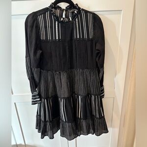 Zara Black and White Dress
